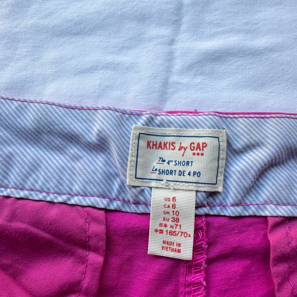 GAP Fuchsia Khakis Shorts